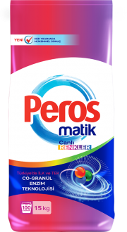 Peros Matik Canlı Renkler Toz Çamaşır Deterjanı 15 kg Deterjan kullananlar yorumlar